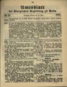 Amtsblatt der K&ouml;niglichen Regierung zu Posen. 1901.03.26 Nro.13