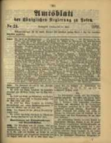 Amtsblatt der K&ouml;niglichen Regierung zu Posen. 1901.06.11 Nro.24