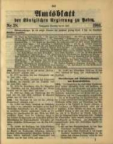 Amtsblatt der Königlichen Regierung zu Posen. 1901.07.09 Nro.28