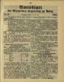 Amtsblatt der Königlichen Regierung zu Posen. 1901.07.30 Nro.31