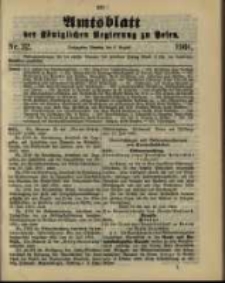 Amtsblatt der Königlichen Regierung zu Posen. 1901.08.06 Nro.32