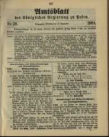 Amtsblatt der Königlichen Regierung zu Posen. 1901.09.17 Nro.38