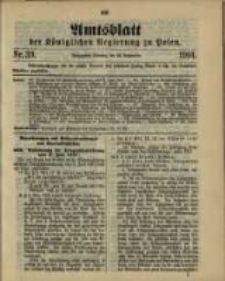 Amtsblatt der K&ouml;niglichen Regierung zu Posen. 1901.09.24 Nro.39