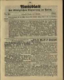 Amtsblatt der K&ouml;niglichen Regierung zu Posen. 1901.12.03 Nro.50
