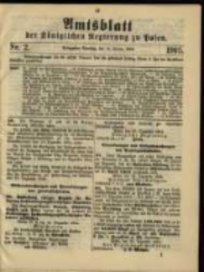 Amtsblatt der K&ouml;niglichen Regierung zu Posen. 1905.01.10 Nro.2