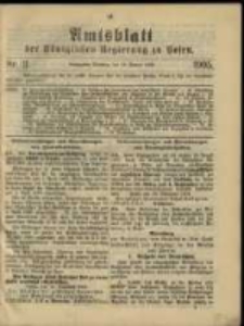 Amtsblatt der K&ouml;niglichen Regierung zu Posen. 1905.01.17 Nro.3