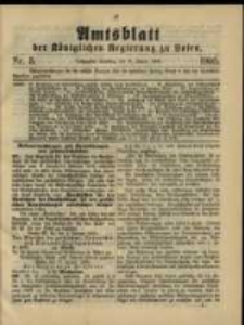 Amtsblatt der K&ouml;niglichen Regierung zu Posen. 1905.01.31 Nro.5