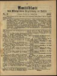 Amtsblatt der K&ouml;niglichen Regierung zu Posen. 1905.02.07 Nro.6