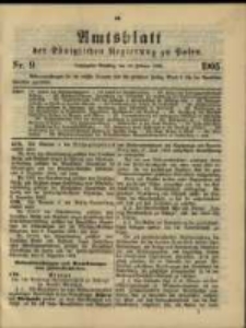 Amtsblatt der Königlichen Regierung zu Posen. 1905.02.28 Nro.9