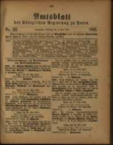Amtsblatt der K&ouml;niglichen Regierung zu Posen. 1905.06.06 Nro.23