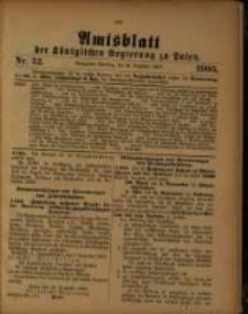 Amtsblatt der K&ouml;niglichen Regierung zu Posen. 1905.12.26 Nro.52