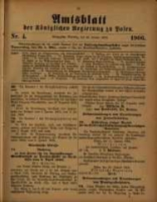 Amtsblatt der K&ouml;niglichen Regierung zu Posen. 1906.01.23 Nro.4