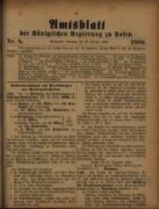 Amtsblatt der K&ouml;niglichen Regierung zu Posen. 1906.02.20 Nro.8