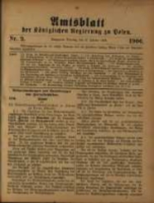 Amtsblatt der K&ouml;niglichen Regierung zu Posen. 1906.02.27 Nro.9