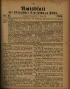 Amtsblatt der K&ouml;niglichen Regierung zu Posen. 1906.03.13 Nro.11