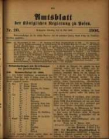 Amtsblatt der Königlichen Regierung zu Posen. 1906.05.15 Nro.120
