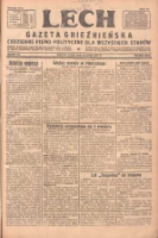 Lech.Gazeta Gnieźnieńska: codzienne pismo polityczne dla wszystkich stanów 1931.07.29 R.32 Nr172