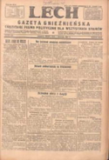 Lech.Gazeta Gnieźnieńska: codzienne pismo polityczne dla wszystkich stan&oacute;w 1931.08.01 R.32 Nr175