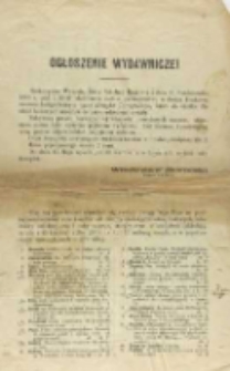 Ogłoszenie wydawnicze Władysława Jaworskiego 1865