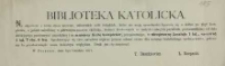 Ogłoszenie Biblioteki Katolickiej