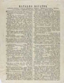 Katalog książek wydanych nakładem Ernesta G&uuml;nthera, księgarza i drukarza w Lesznie i Gnieźnie, a po wszystkich księgarniach krajowych i zagranicznych do nabycia będących