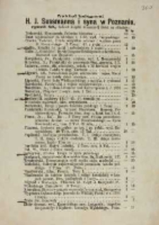 Nakład Księgarni H. J. Sussmanna i syna w Poznaniu