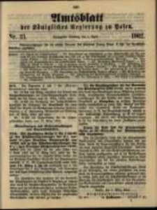 Amtsblatt der K&ouml;niglichen Regierung zu Posen. 1902.04.01 Nro.13