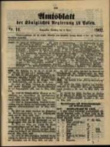 Amtsblatt der Königlichen Regierung zu Posen. 1902.04.08 Nro.14