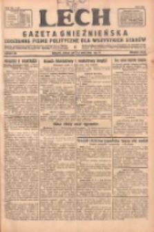 Lech.Gazeta Gnieźnieńska: codzienne pismo polityczne dla wszystkich stan&oacute;w 1931.09.23 R.32 Nr219