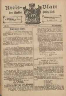 Kreis-Blatt des Kreises Posen-West 1901.08.15 Jg.13 Nr34