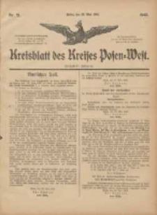 Kreis-Blatt des Kreises Posen-West 1903.05.28 Jg.15 Nr21