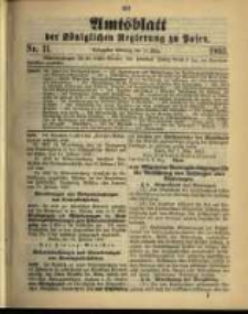 Amtsblatt der K&ouml;niglichen Regierung zu Posen. 1903.03.17 Nro.11