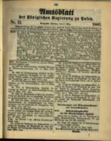 Amtsblatt der K&ouml;niglichen Regierung zu Posen. 1903.03.31 Nro.13