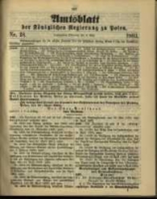 Amtsblatt der K&ouml;niglichen Regierung zu Posen. 1903.05.05 Nro.18
