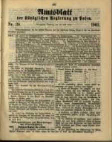 Amtsblatt der K&ouml;niglichen Regierung zu Posen. 1903.07.28 Nro.30