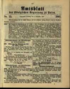 Amtsblatt der K&ouml;niglichen Regierung zu Posen. 1903.09.01 Nro.35