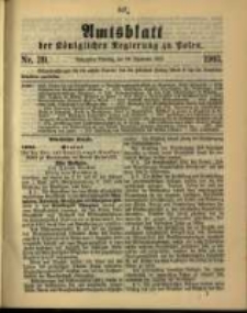 Amtsblatt der K&ouml;niglichen Regierung zu Posen. 1903.09.29 Nro.39