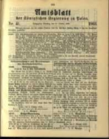 Amtsblatt der Königlichen Regierung zu Posen. 1903.10.13 Nro.41