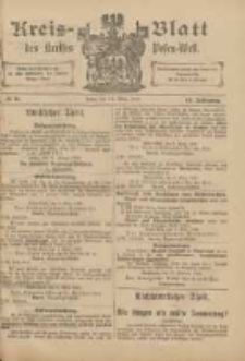 Kreis-Blatt des Kreises Posen-West 1900.03.15 Jg.12 Nr11