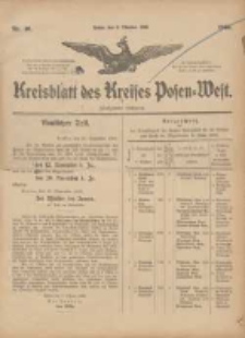 Kreis-Blatt des Kreises Posen-West 1903.10.08 Jg.15 Nr40