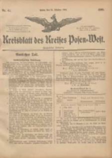 Kreis-Blatt des Kreises Posen-West 1903.10.29 Jg.15 Nr43