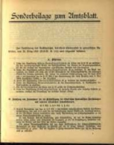 Sonderbeilage zum Amtsblatt