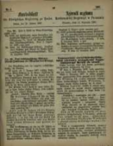 Amtsblatt der K&ouml;niglichen Regierung zu Posen. 1867.01.15 Nro.3