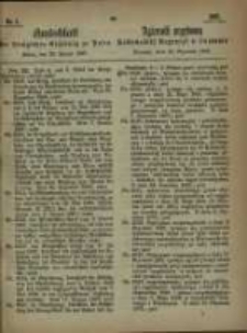 Amtsblatt der K&ouml;niglichen Regierung zu Posen. 1867.01.29 Nro.5