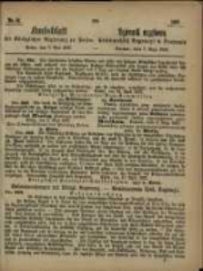Amtsblatt der K&ouml;niglichen Regierung zu Posen. 1867.05.07 Nro.19