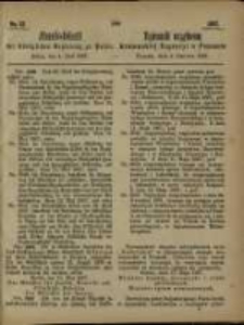 Amtsblatt der K&ouml;niglichen Regierung zu Posen. 1867.06.04 Nro.23