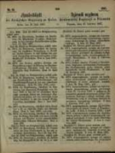Amtsblatt der K&ouml;niglichen Regierung zu Posen. 1867.06.18 Nro.25