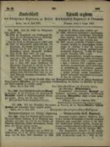Amtsblatt der K&ouml;niglichen Regierung zu Posen. 1867.07.09 Nro.28