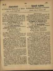 Amtsblatt der K&ouml;niglichen Regierung zu Posen. 1867.08.20 Nro.34
