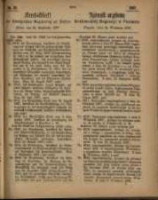 Amtsblatt der Königlichen Regierung zu Posen. 1867.09.24 Nro.39